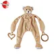 Soft Plush Animal Doudou Blanket With Baby Wooden Teething Toys